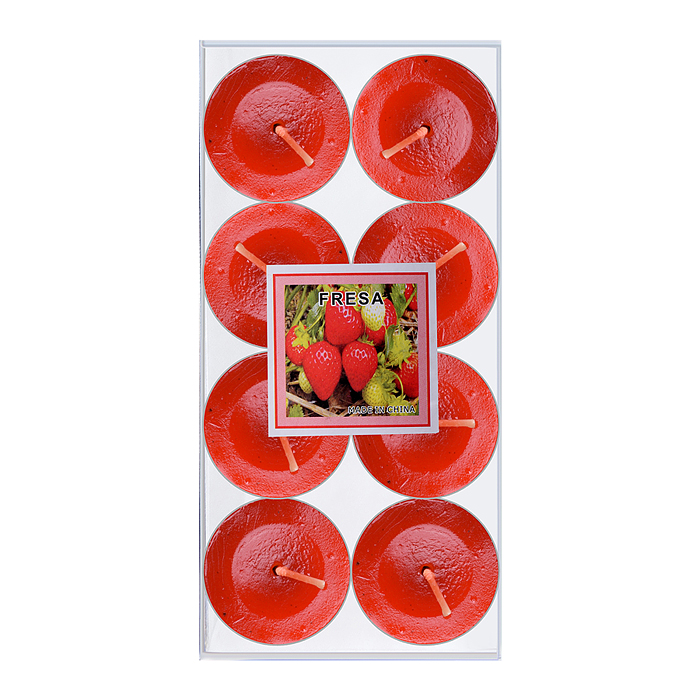 Набор свечей восковых 00-7028 (8шт х 3,5*1см) в ассортименте