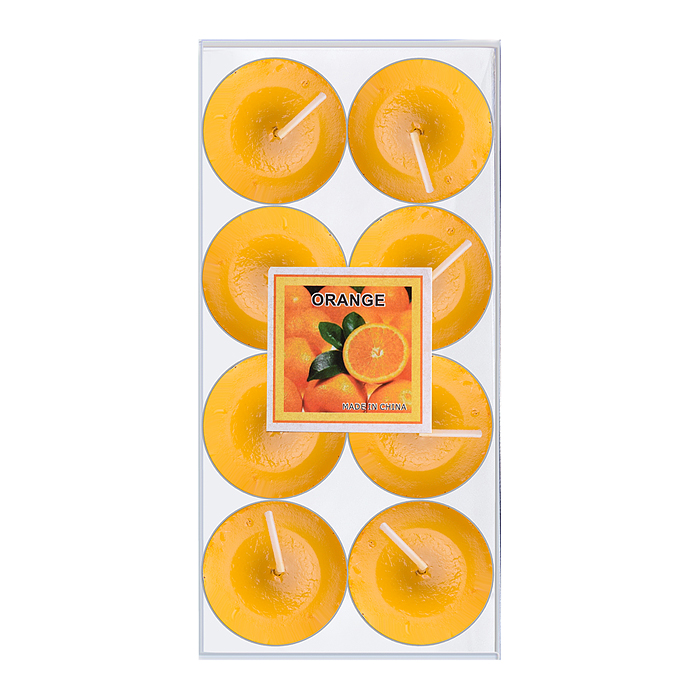 Набор свечей восковых 00-7028 (8шт х 3,5*1см) в ассортименте