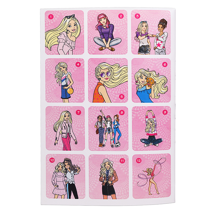 Раскраска для девочек № РДД 2401 "Барби"