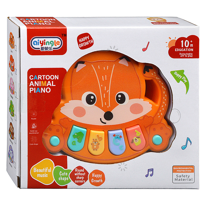 Пианино 368-90L "Бельчонок" в коробке