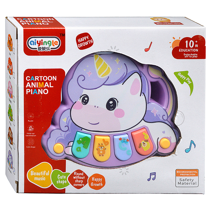 Пианино 368-90M "Единорожка" в коробке