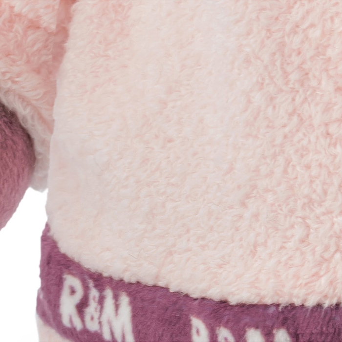 Мишка Ронни в худи цвета лотоса, 21см, в коробке