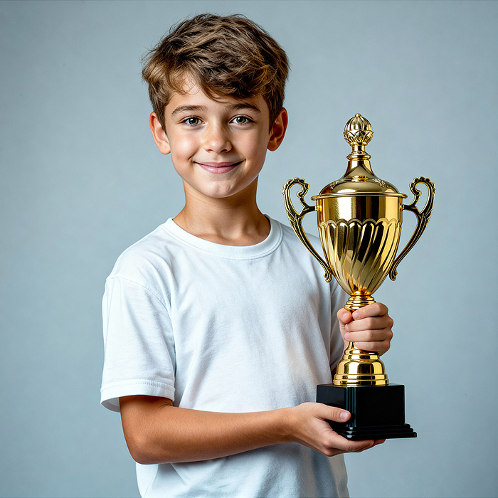 Кубок спортивный 00-6980 металл (32 см)