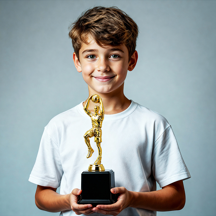 Кубок наградной 00-6992 пластик (21,5 см)