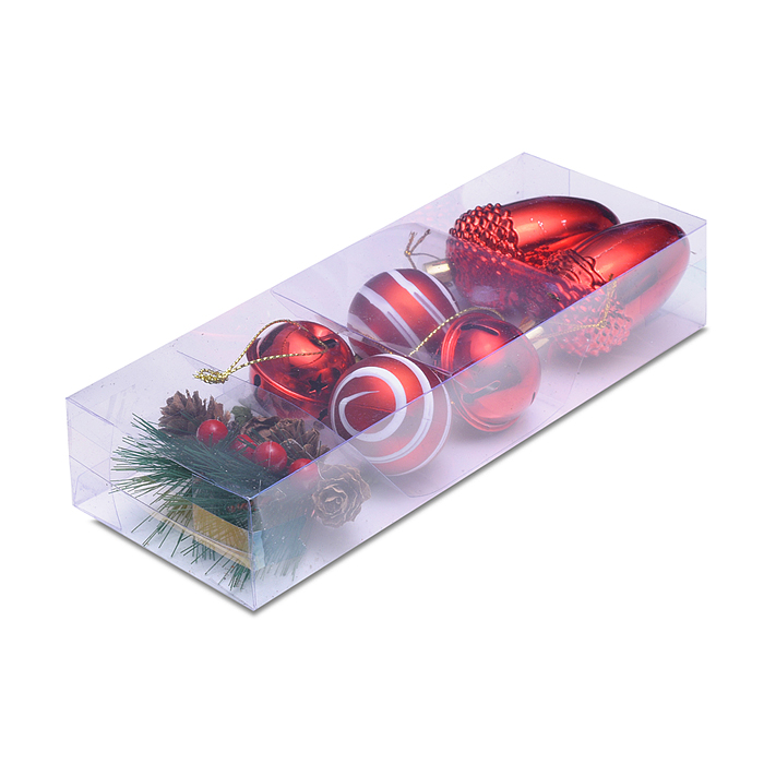 Набор новогодних украшений S2611 "Новогодние радости" (8шт х 22,5см)