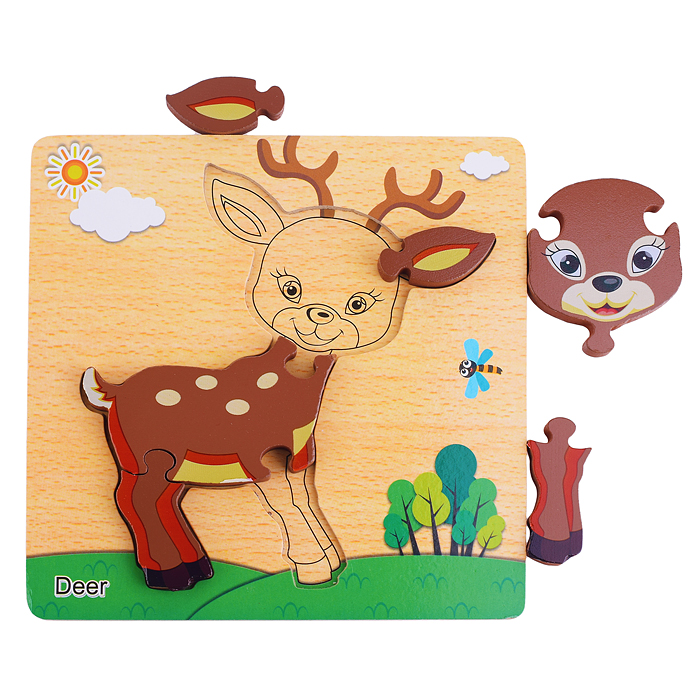 Пазл-вкладыш D1091 "Олененок"