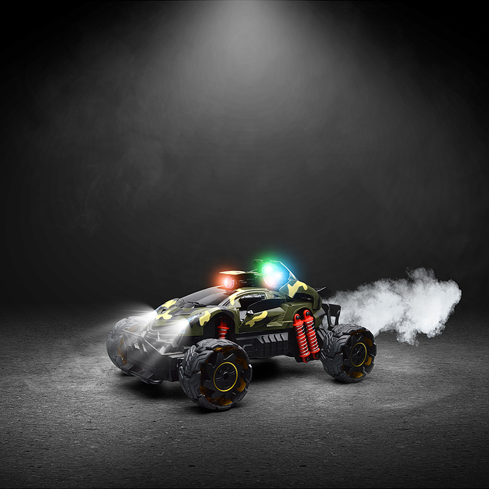 Машина 21968-3BZ "Военная" р/у, 27 MHz, в коробке