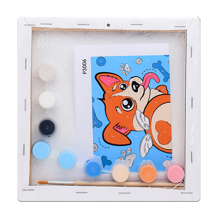 Картина по номерам "Коржик" 20х20см