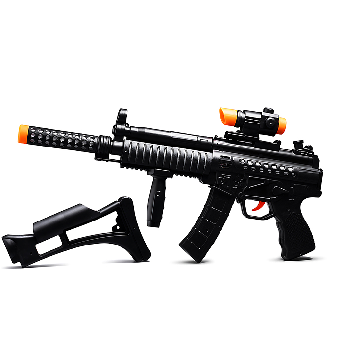 Набор полицейского BT0070-3 "Под прикрытием" (автомат,значёк,документы,очки) в коробке