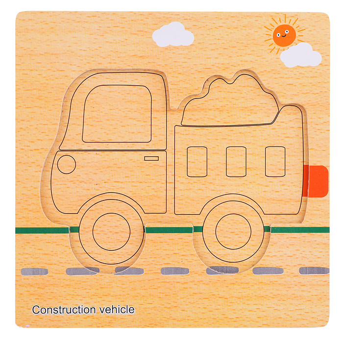 Пазл-вкладыш D1093 "Грузовичок"