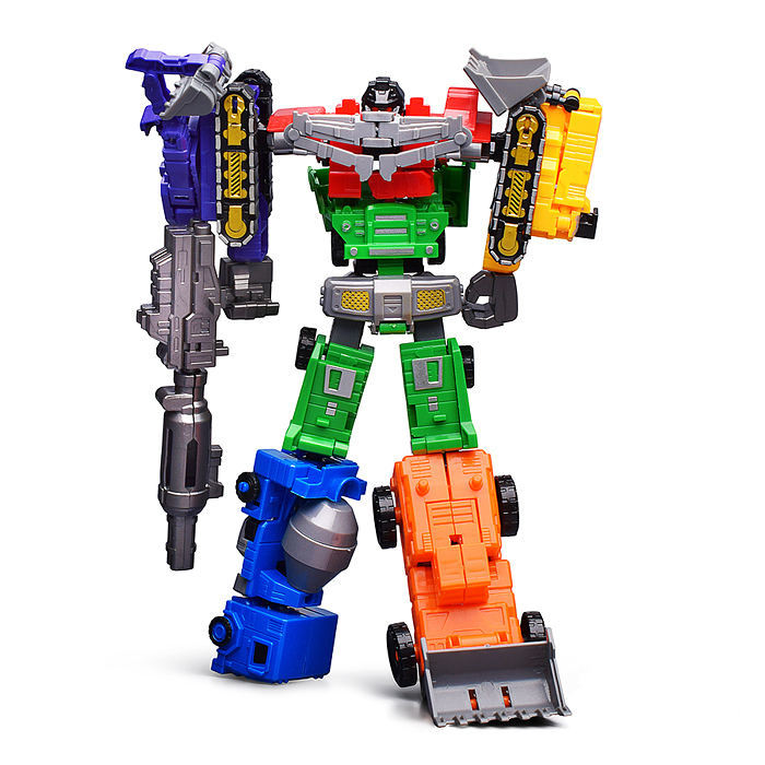 Робот MJL-032 трансформирующийся в автотранспорт, в коробке