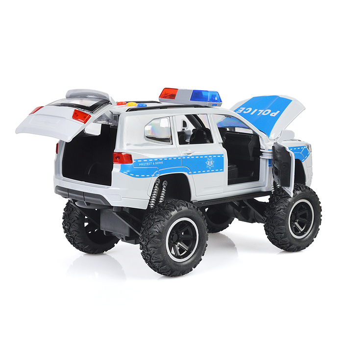 Машина RJ5509A "Полиция Сити" (свет, звук) в коробке