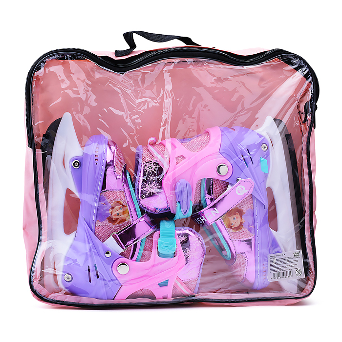 Фото к товару Коньки детские 00-3087 размер M, фиолетовый Коньки детские 00-3087 размер M, фиолетовый