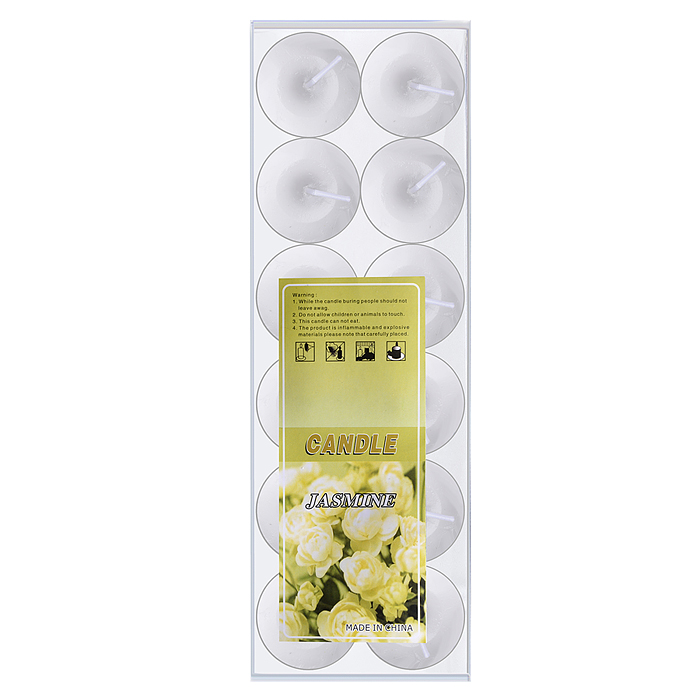 Набор свечей восковых 00-7029 (12шт х 3,5*1см) в ассортименте