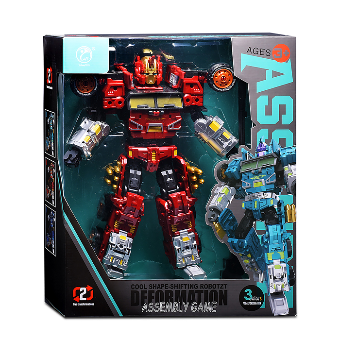 Фото к товару Робот 908-18B трансформирующийся в грузовую машину, в коробке Робот 908-18B трансформирующийся в грузовую машину, в коробке