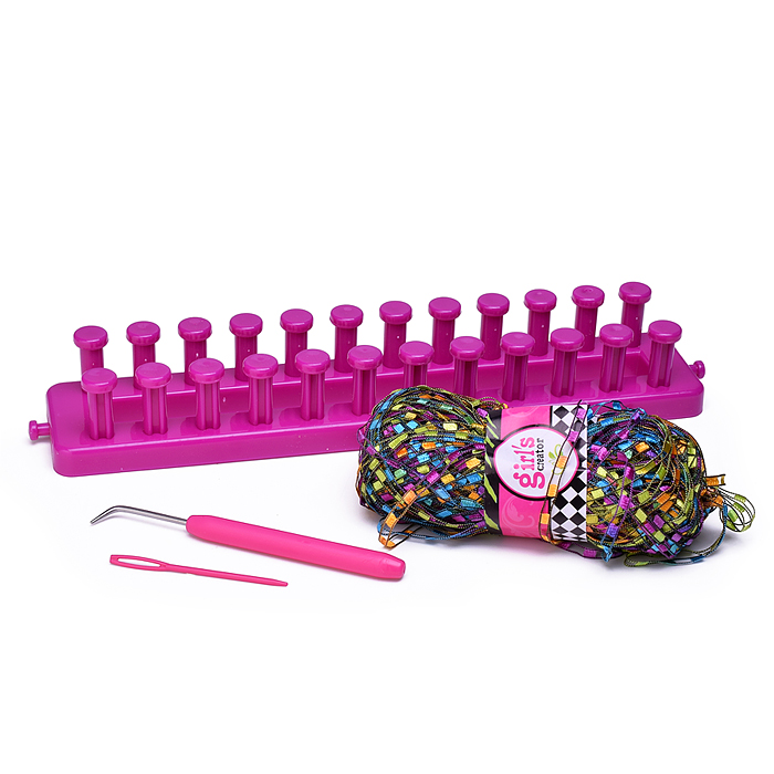 Набор творческая мастерская MBK-280Y "Радужный шарфик" в коробке