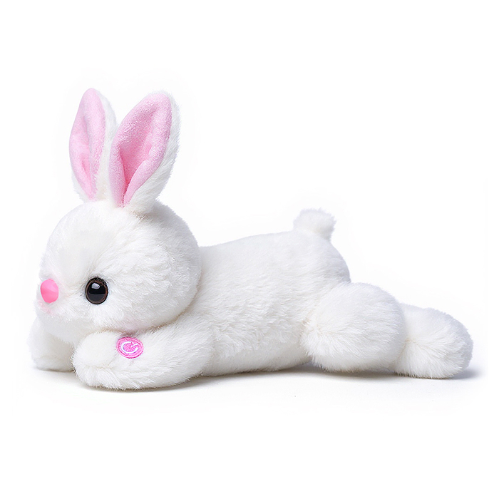 Фото к товару Мягкая игрушка М1518 "Заяц" светится в темноте 35 см. Мягкая игрушка М1518 "Заяц" светится в темноте 35 см.