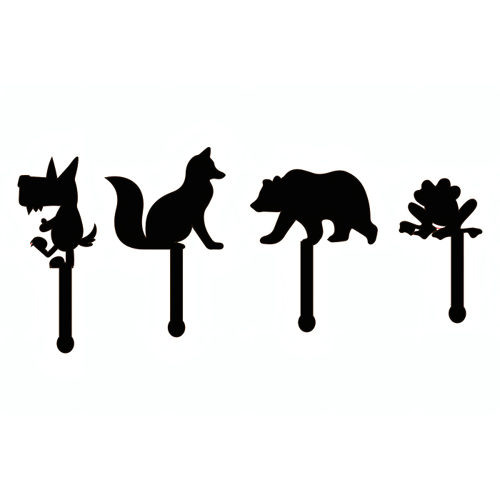 Игра настольная "ТеатрТеней" Театр на столе (5 сказок)