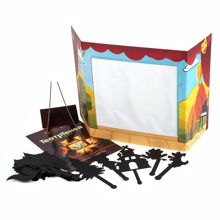 Игра настольная "ТеатрТеней" Театр на столе (5 сказок)