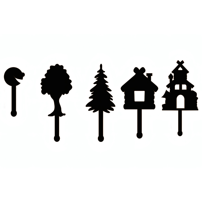 Игра настольная "ТеатрТеней" Театр на столе (5 сказок)