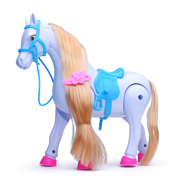 Лошадка 686-630 "Бони" на батарейках, в коробке