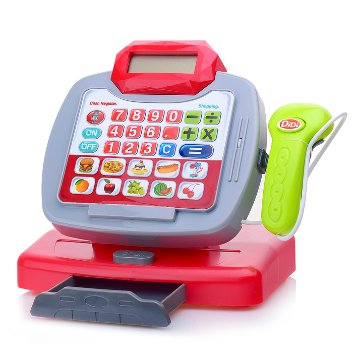 Фото к товару Касса CF8501 "Маленький продавец" в коробке Касса CF8501 "Маленький продавец" в коробке