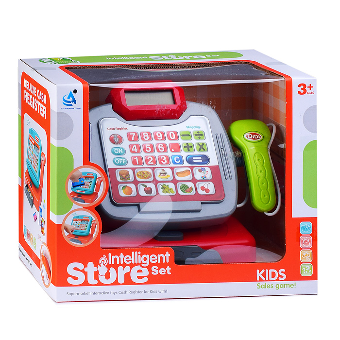 Фото к товару Касса CF8501 "Маленький продавец" в коробке Касса CF8501 "Маленький продавец" в коробке