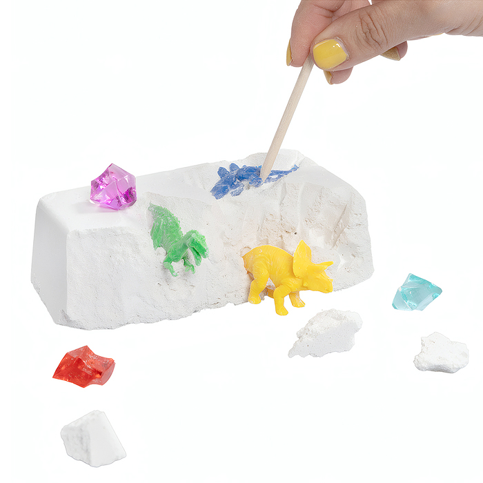 Раскопки "Ищи динозавров и кристаллы" (8 элементов)