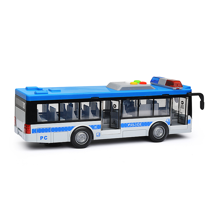 Фото к товару Автобус RJ5513A "Полицейский" (свет, звук) в коробке Автобус RJ5513A "Полицейский" (свет, звук) в коробке
