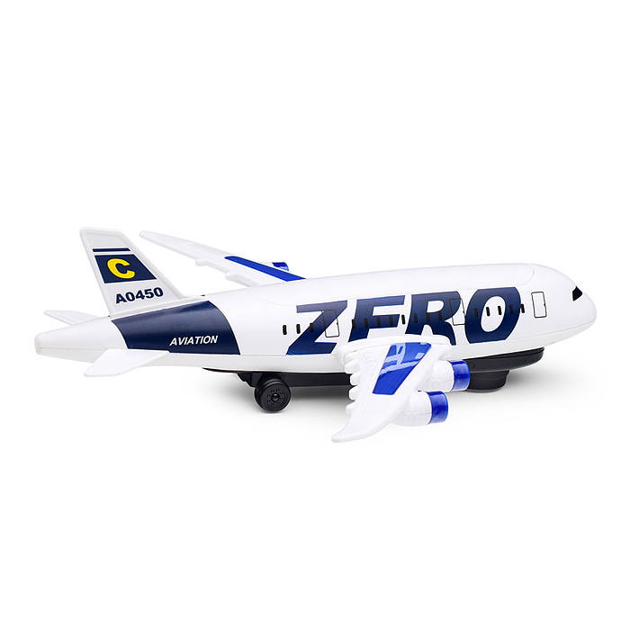 Самолет R04 "Боинг" с подсветкой, в коробке