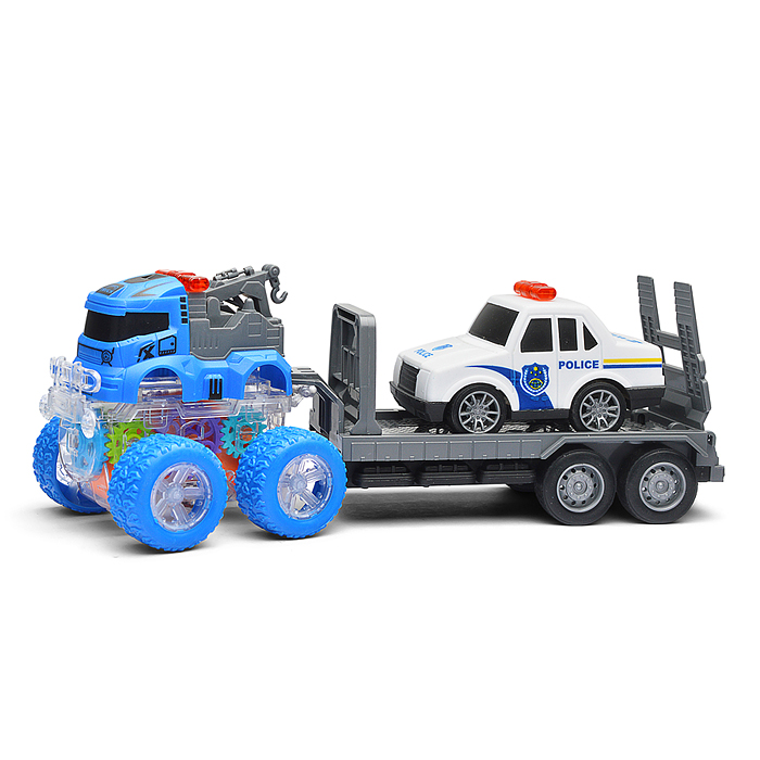 Машина YM-1100G1 "Полицейский тягач" в пакете