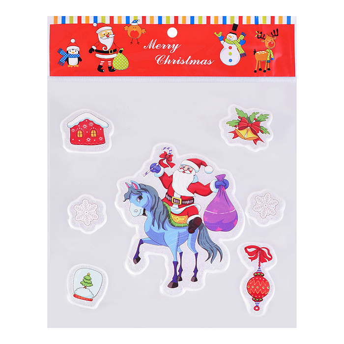 Наклейки для декора S2671 "Новогодние чудеса" (18х18 см)