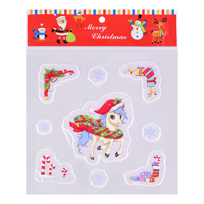 Наклейки для декора S2671 "Новогодние чудеса" (18х18 см)