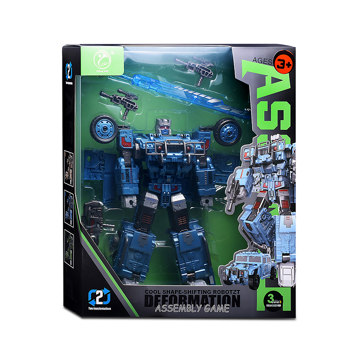 Фото к товару Робот 908-9B "Воин" трансформирующийся в машину, в коробке Робот 908-9B "Воин" трансформирующийся в машину, в коробке