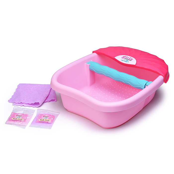 Фото к товару Игровой набор стилиста MBK-575 "Массажер для ног" в коробке Игровой набор стилиста MBK-575 "Массажер для ног" в коробке