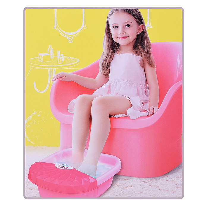 Фото к товару Игровой набор стилиста MBK-575 "Массажер для ног" в коробке Игровой набор стилиста MBK-575 "Массажер для ног" в коробке