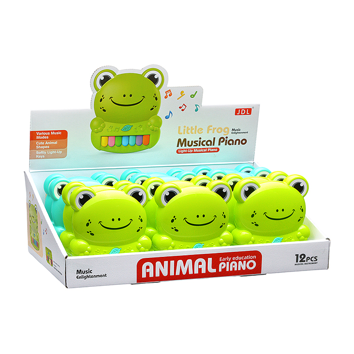 Пианино 8890-1B "Музыкальный лягушонок" в коробке