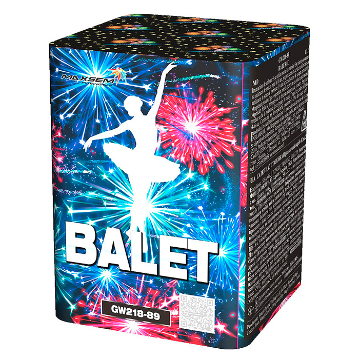 Батарея салютов "Balet" (0,8" х 11 залп.) * в кор. 96 шт. Срок до 01.02.2028
