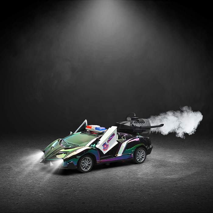 Машина 6818D "Спортивная полиция" р/у 27 MHz, в коробке