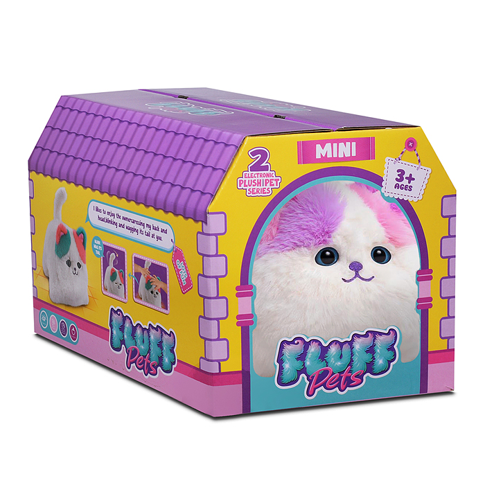 Кошка 00-6821 "Дарси" (глазки двигаются, запись, поёт и пьёт молоко) в коробке