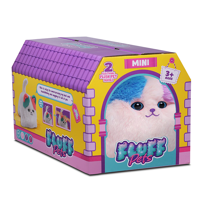 Кошка 00-6821 "Дарси" (глазки двигаются, запись, поёт и пьёт молоко) в коробке