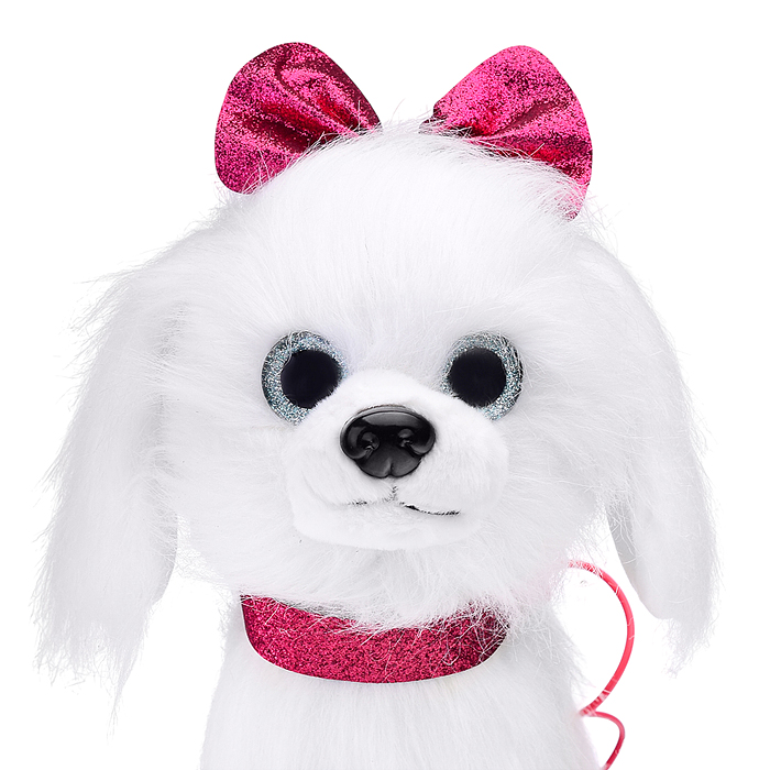 Собака 00-7298 "Джесика" (ходит на поводке, поет, кивает и виляет хвостом) в коробке