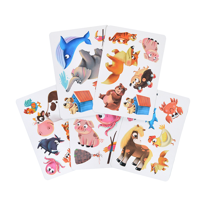 Настольная игра со звонком "Глаз-Алмаз. Животные"