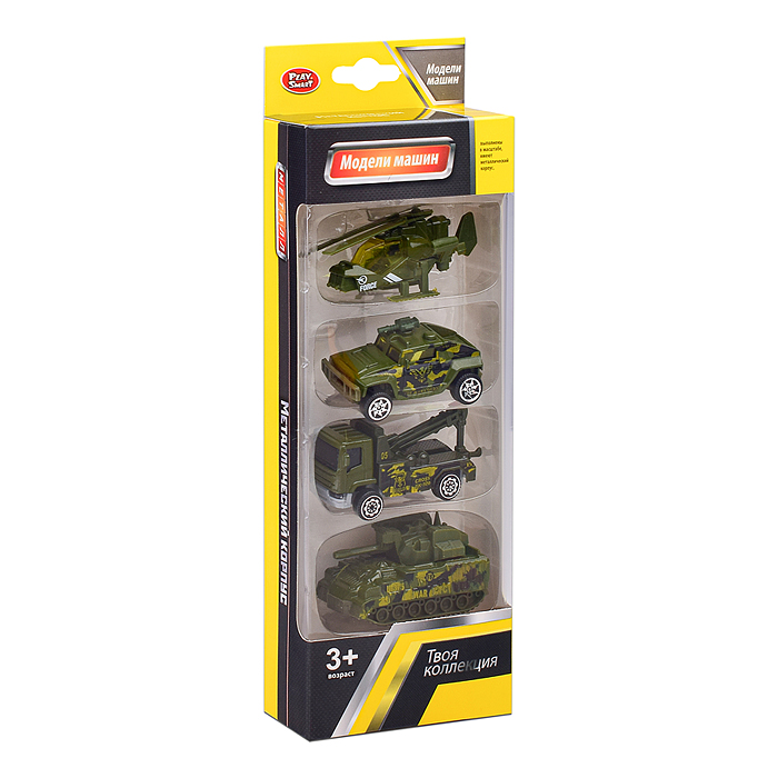 Набор машин 6678 "Военная техника" в коробке