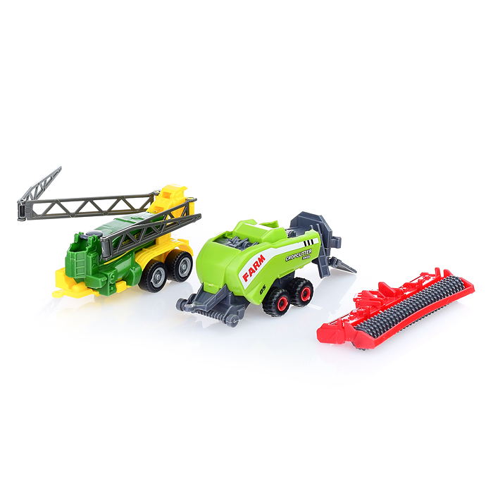 Фото к товару Трактор 6663 "Сельхозтехника" с прицепами, в коробке Трактор 6663 "Сельхозтехника" с прицепами, в коробке