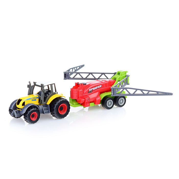 Фото к товару Трактор 6663 "Сельхозтехника" с прицепами, в коробке Трактор 6663 "Сельхозтехника" с прицепами, в коробке