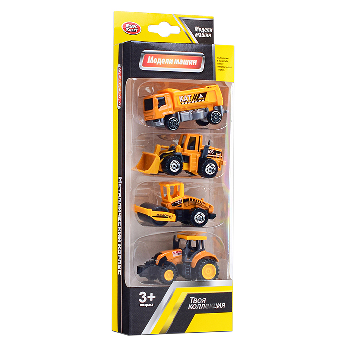 Набор машин 6674 "Строим вместе" в коробке