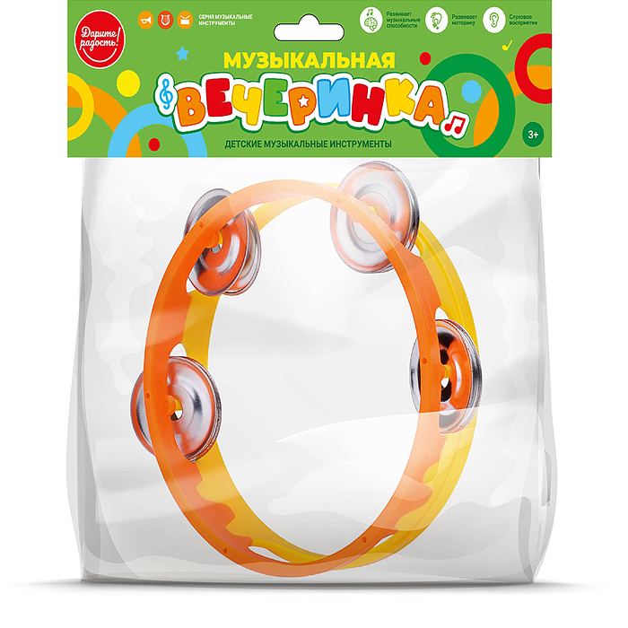 Бубен UT0287 "Музыкальная вечеринка"