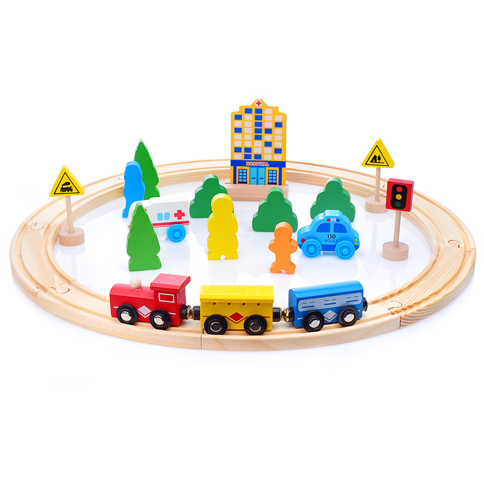 Трек D1261 с паровозиком 26 дет.