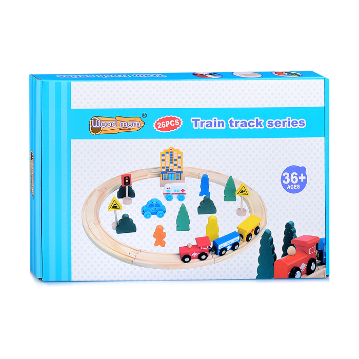 Трек D1261 с паровозиком 26 дет.